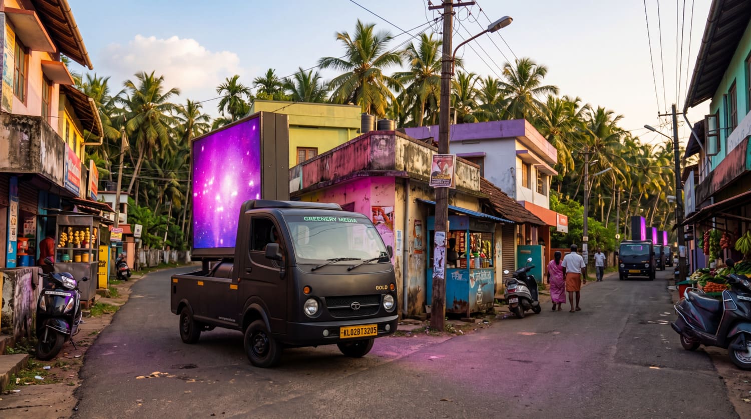 Compact Two-Side LED Vehicle