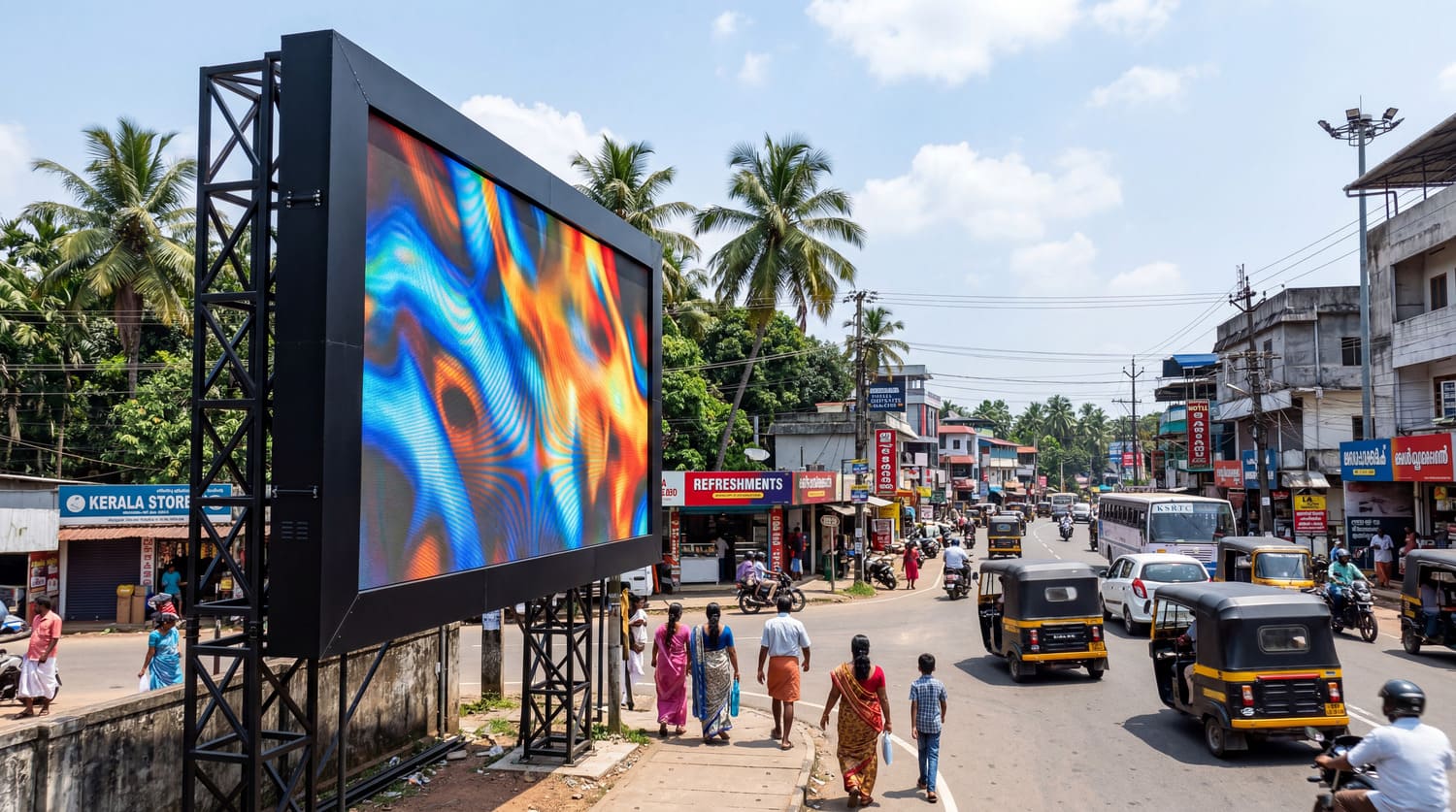 Ultra-bright outdoor LED video wall