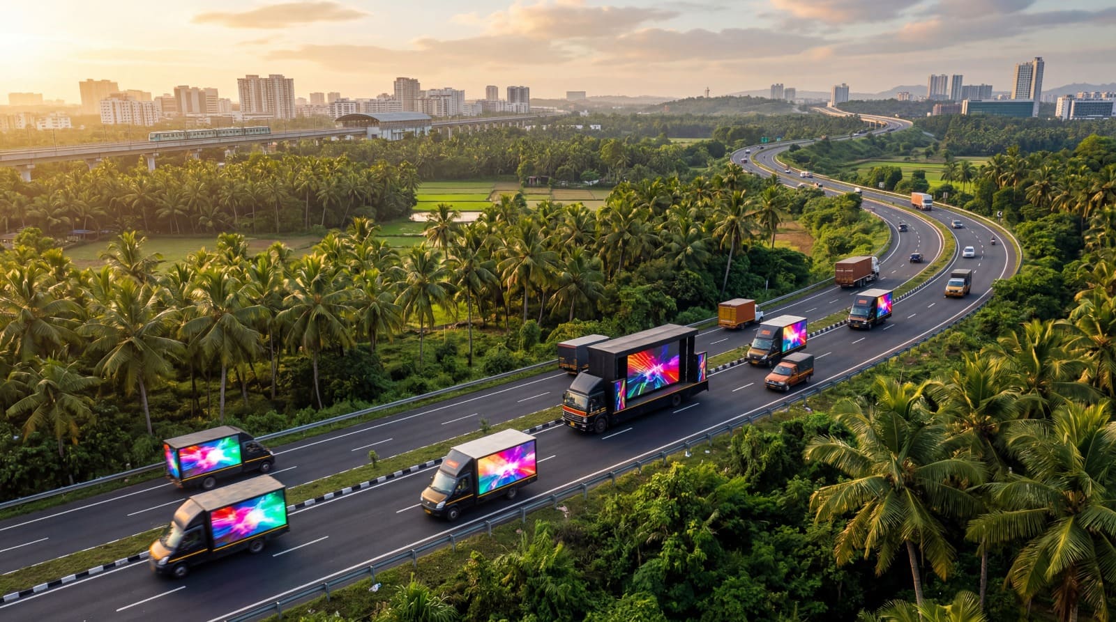 South India city coverage