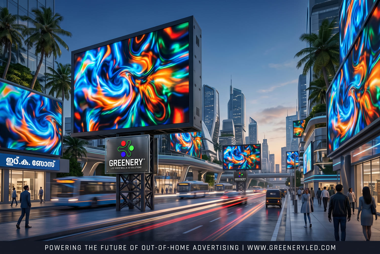 Why Outdoor LED Video Walls are the Future of OOH Advertising